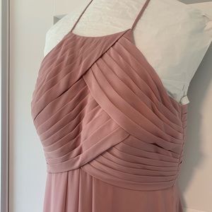 Azazie Ginger in Dusty Rose Bridesmaid Dress